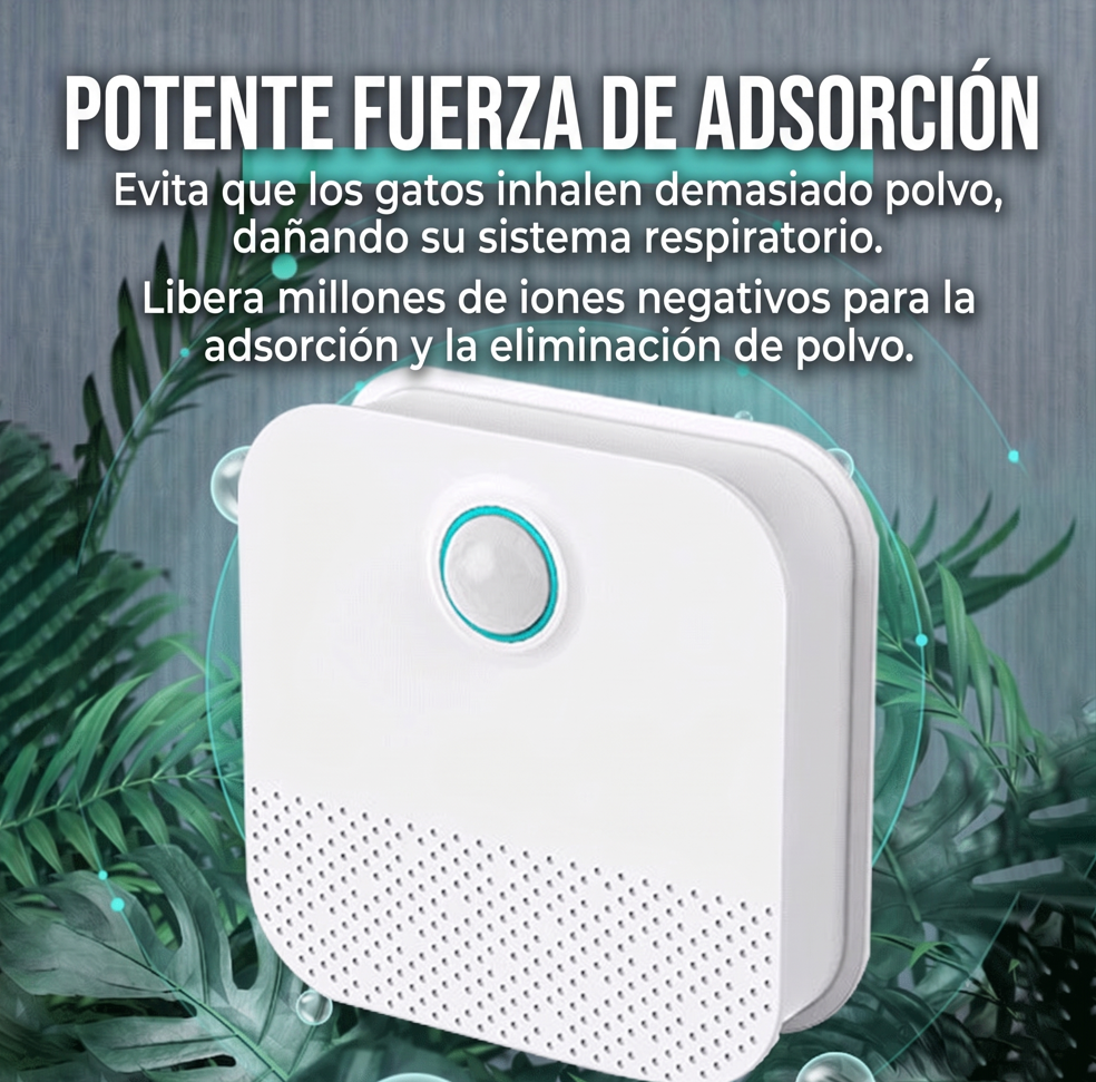 Mino Pure™ - Eliminador de Olores e Ionizador Automático para Mascotas