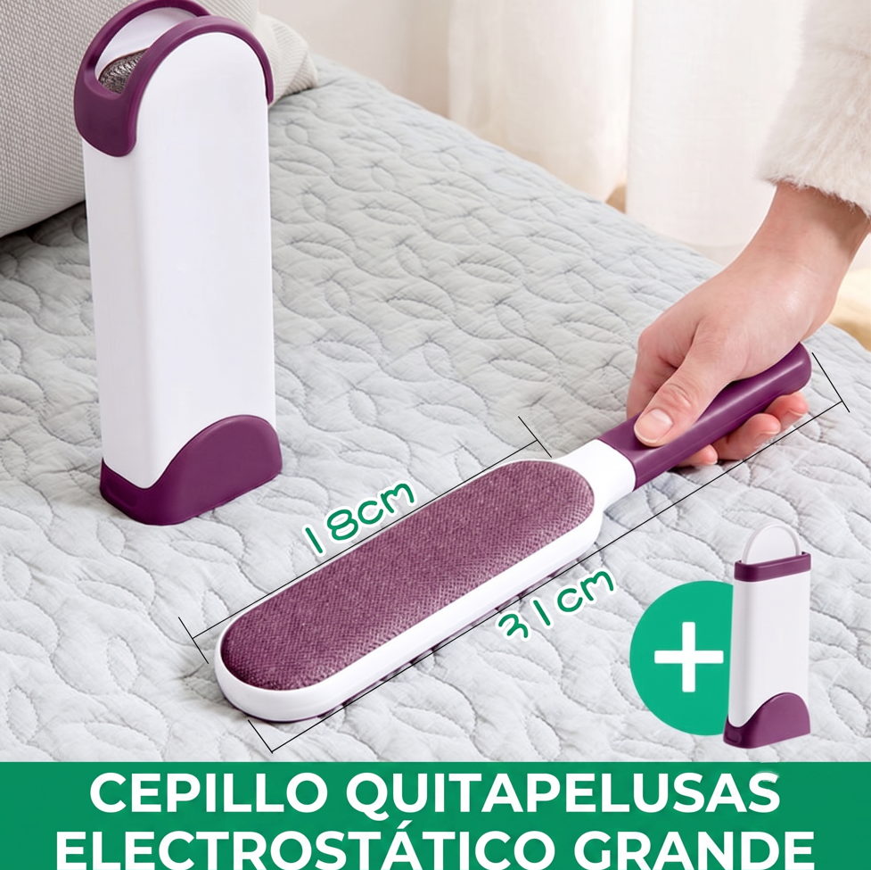 Mino Lint™ - Cepillo Quita-Pelos Estático con Base Autolimpiable