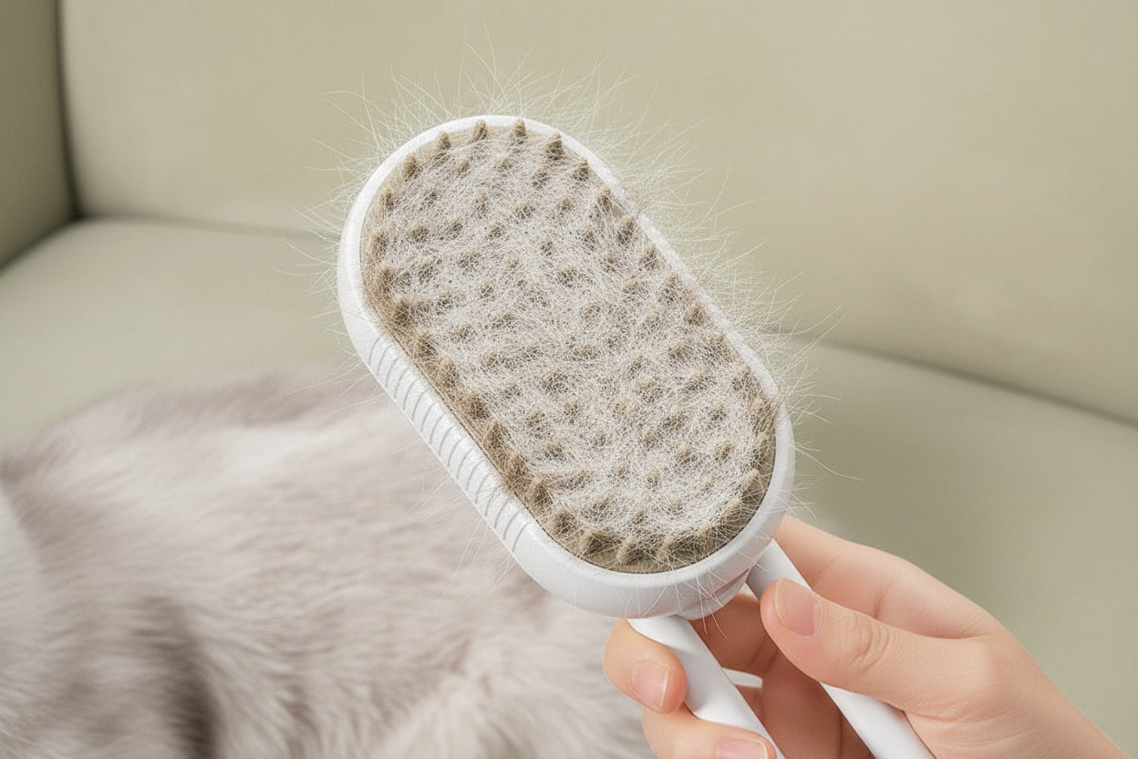 Mino Brush™ - Cepillo de Vapor Húmedo Antipelo para Mascotas