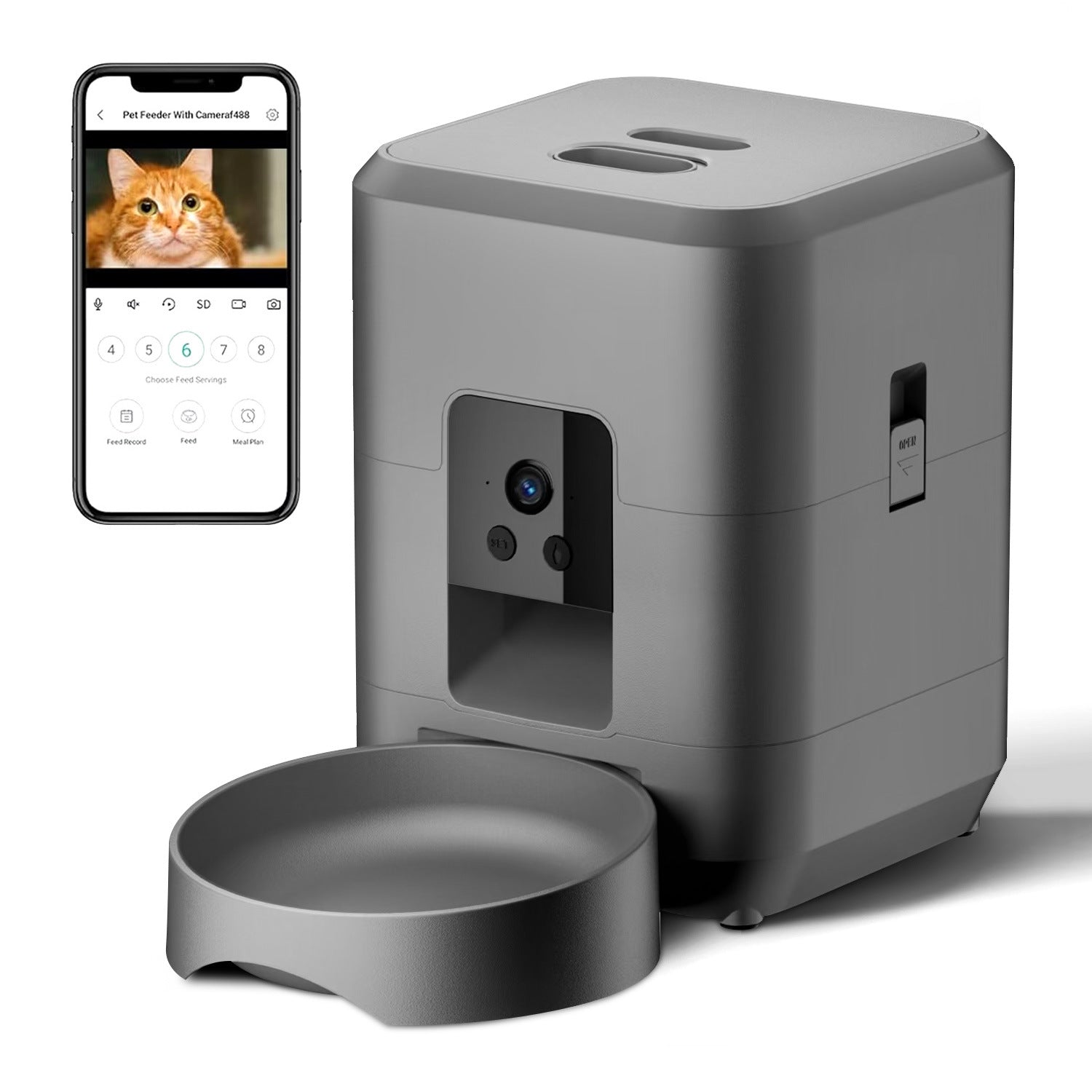 Mino Feeder™ - Comedero Automático Inteligente con App y Cámara HD