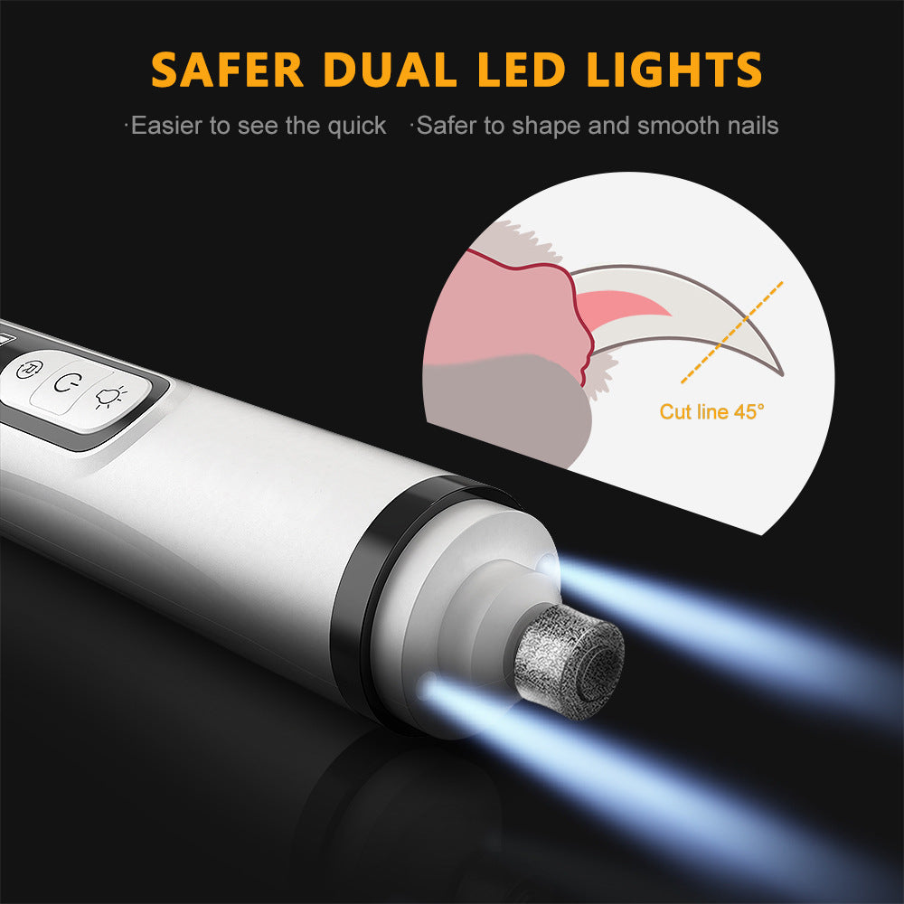 Mino Trim™ - Pulidor y Cortauñas Eléctrico Inteligente con Pantalla LED