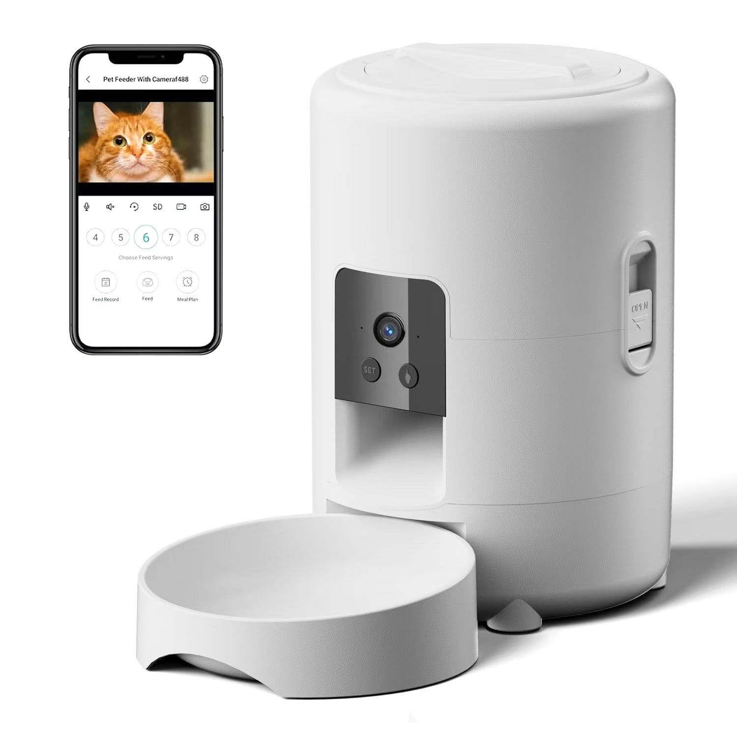 Mino Feeder™ - Comedero Automático Inteligente con App y Cámara HD