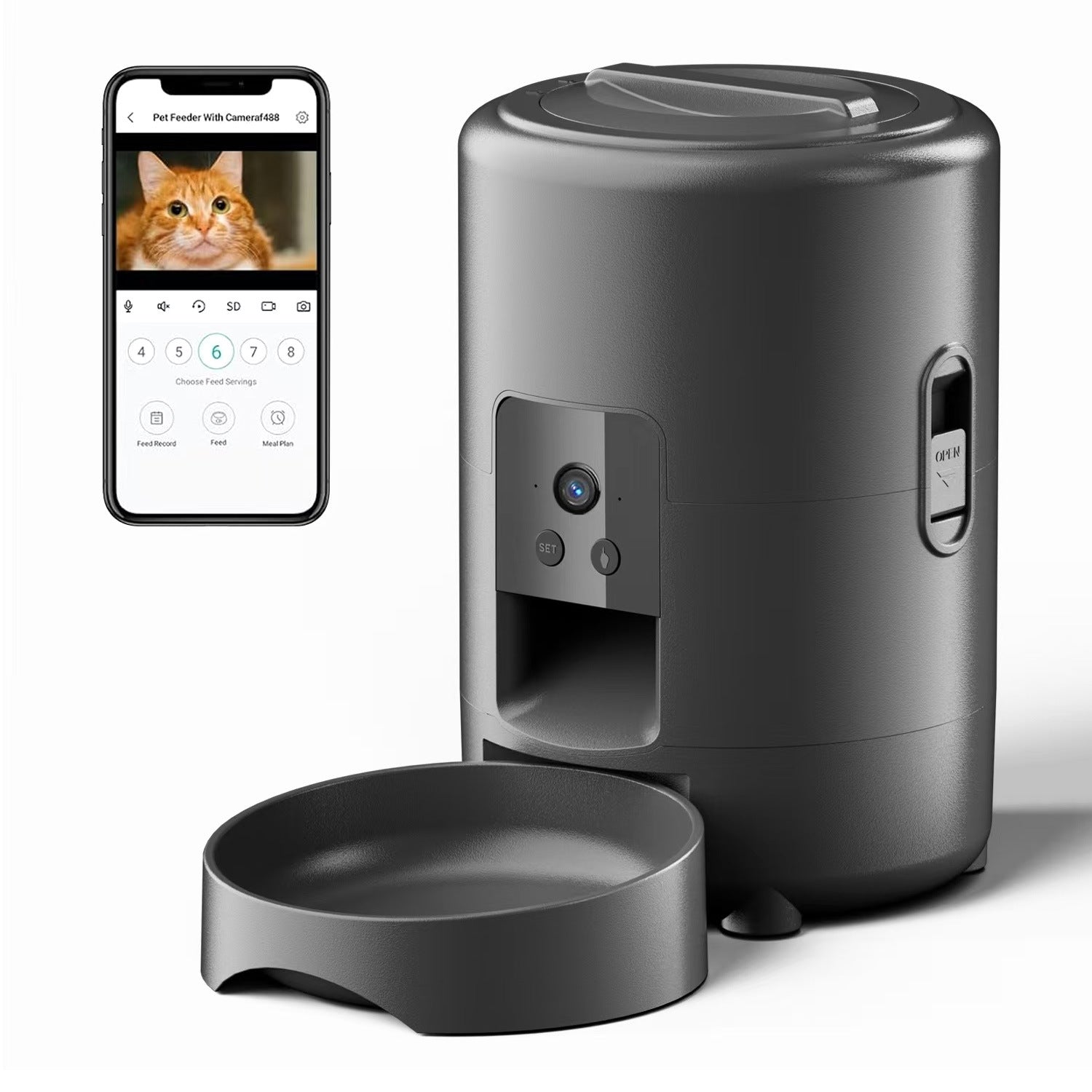 Mino Feeder™ - Comedero Automático Inteligente con App y Cámara HD