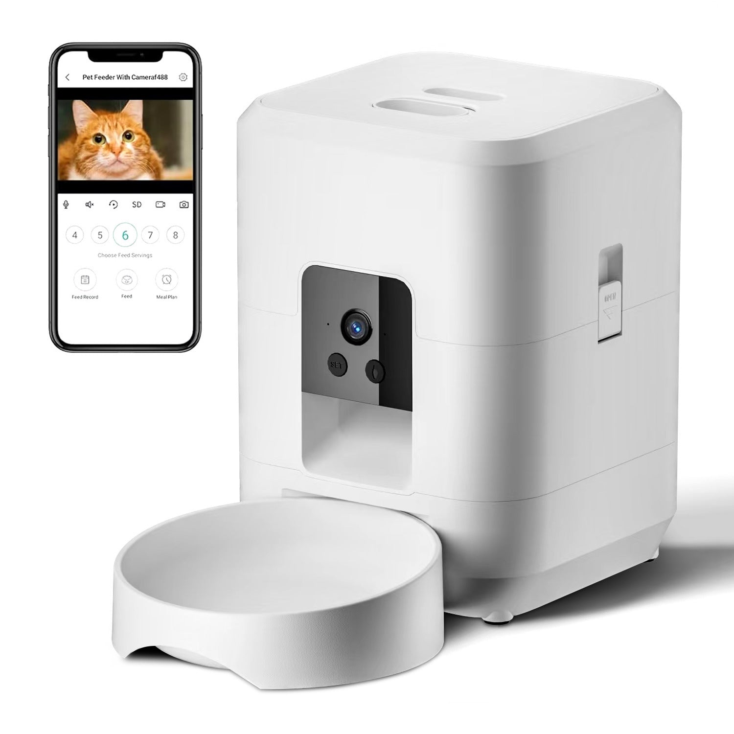 Mino Feeder™ - Comedero Automático Inteligente con App y Cámara HD