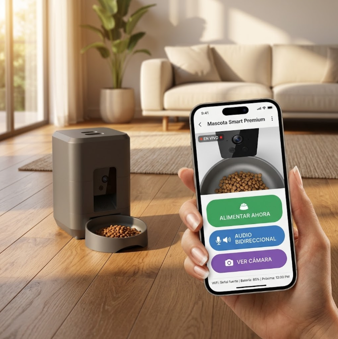 Comedero automático inteligente para mascotas Mino Feeder